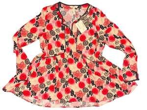 Matilda Jane Mistletoe Magic Tunic Size S Red Floral